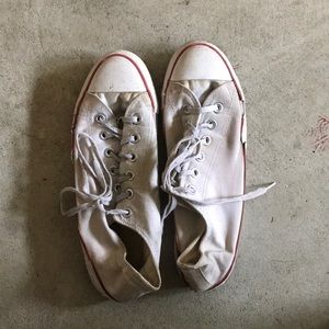 white low top converse